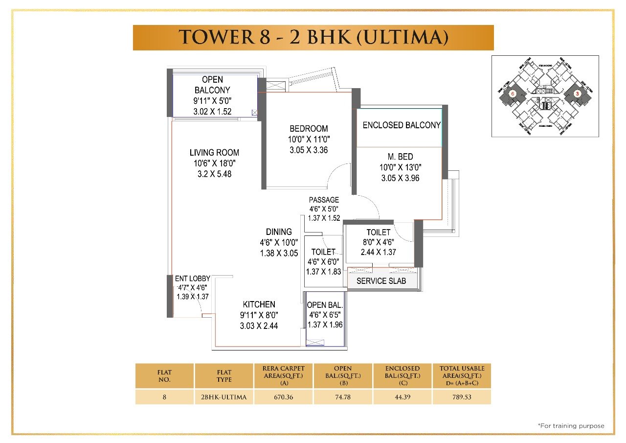 3 BHK Plan